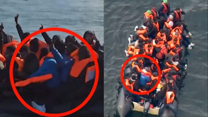 Channel migrant dinghy in which five people died packed with people ...